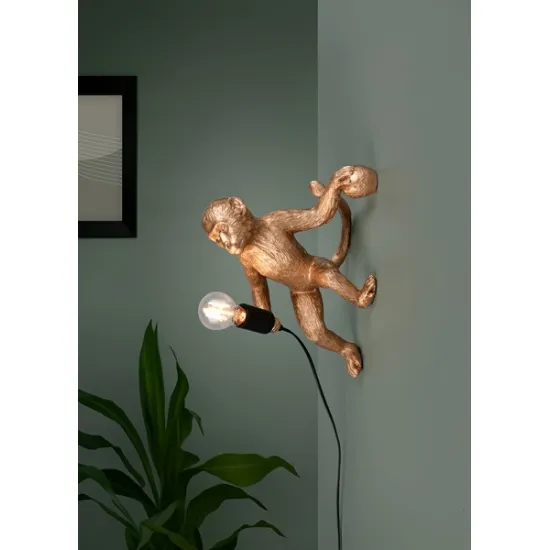 Trio Louy arany csimpánz falikar (TRI-R26541079) E27 1 izzós IP20