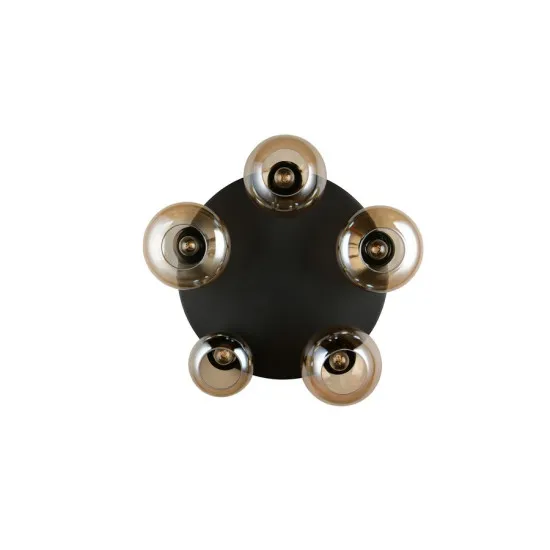 Trio Lumina matt fekete mennyezeti lámpa (TRI-617030513) E14 5 izzós IP20