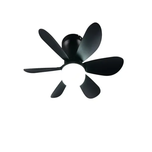 Trio Lund fekete LED ventilátoros lámpa (TRI-R67462132) LED 1 izzós IP20