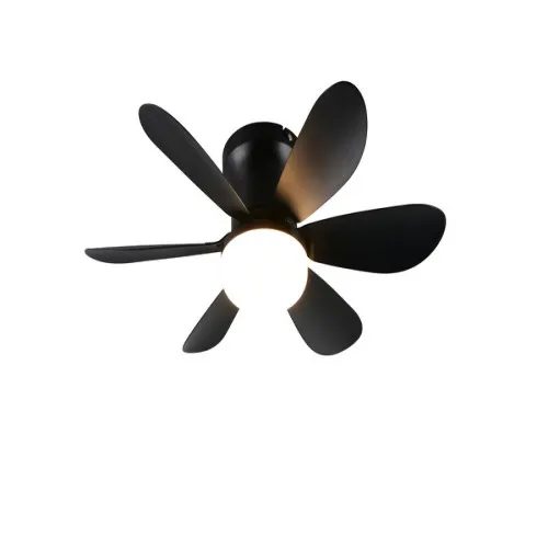 Trio Lund fekete LED ventilátoros lámpa (TRI-R67462132) LED 1 izzós IP20
