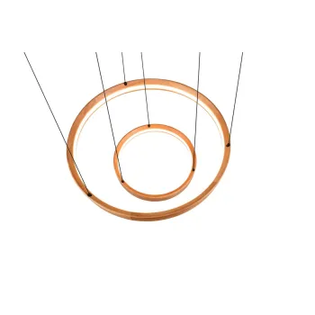 Trio Lynwood natúr LED függesztett lámpa (TRI-355039130) LED 1 izzós IP20