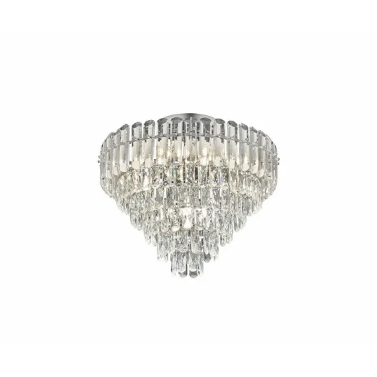 Trio Malizia króm mennyezeti lámpa (TRI-667601206) E14 12 izzós IP20