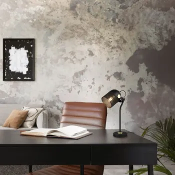 Trio Mixa matt fekete asztali lámpa (TRI-548200132) E27 1 izzós IP20