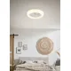 Trio Mora fehér LED ventilátoros lámpa (TRI-R64032101) LED 1 izzós IP20