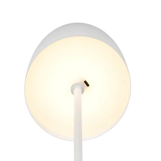 Trio Munoz fehér hordozható LED asztali lámpa (TRI-R54891131) LED 1 izzós IP20