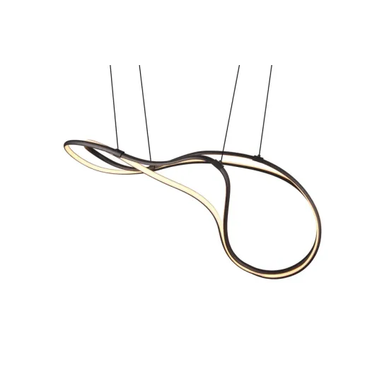 Trio Nala fekete LED függesztett lámpa (TRI-344310132) LED 1 izzós IP20