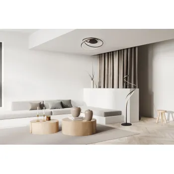 Trio Nala fekete LED állólámpa (TRI-444310132) LED 1 izzós IP20