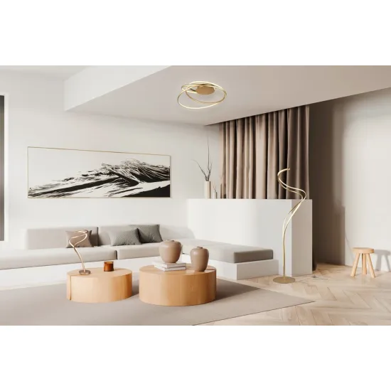 Trio Nala arany LED asztali lámpa (TRI-544310179) LED 1 izzós IP20