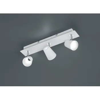 Trio Narcos matt fehér LED mennyezeti spotlámpa (TRI-873110331) LED 3 izzós IP20