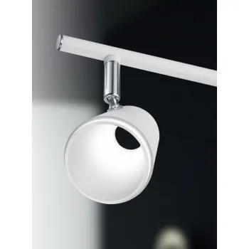 Trio Narcos matt fehér LED mennyezeti spotlámpa (TRI-873110431) LED 4 izzós IP20