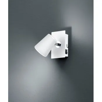 Trio Narcos matt fehér LED fali spotlámpa (TRI-873170131) LED 1 izzós IP20