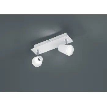 Trio Narcos matt fehér LED mennyezeti spotlámpa (TRI-873170231) LED 2 izzós IP20