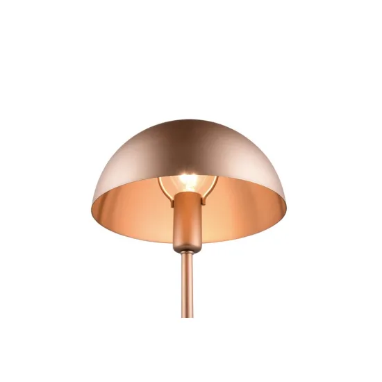 Trio Nola kávébarna asztali lámpa (TRI-506200165) E14 1 izzós IP20