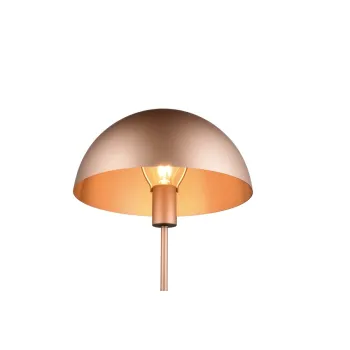 Trio Nola kávébarna asztali lámpa (TRI-506290165) E27 1 izzós IP20