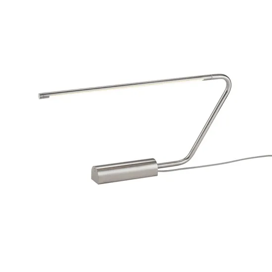 Trio Olea matt nikkel LED asztali lámpa (TRI-554310107) LED 1 izzós IP20