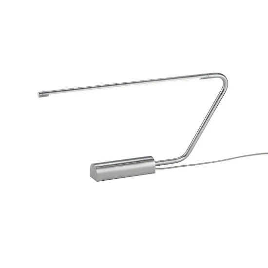 Trio Olea matt nikkel LED asztali lámpa (TRI-554310107) LED 1 izzós IP20