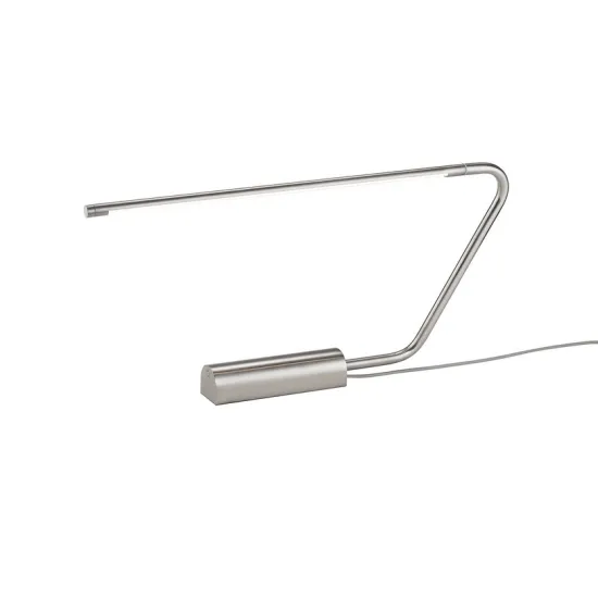 Trio Olea matt nikkel LED asztali lámpa (TRI-554310107) LED 1 izzós IP20