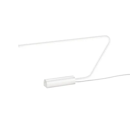 Trio Olea matt fehér LED asztali lámpa (TRI-554310131) LED 1 izzós IP20