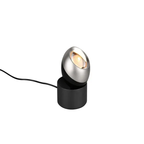 Trio Orbit matt nikkel-fekete LED asztali lámpa (TRI-544410107) LED 1 izzós IP20
