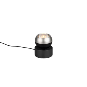 Trio Orbit matt nikkel-fekete LED asztali lámpa (TRI-544410107) LED 1 izzós IP20