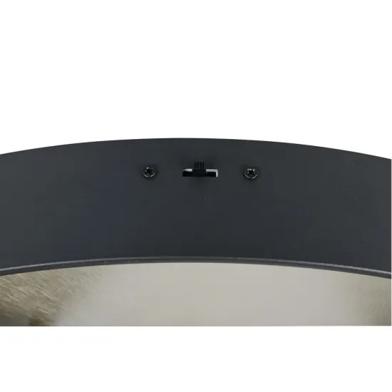 Trio Orbit matt nikkel-fekete LED mennyezeti lámpa (TRI-644410607) LED 1 izzós IP20