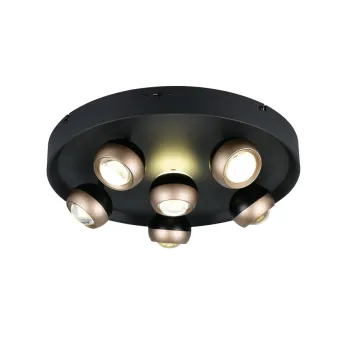 Trio Orbit fekete-kávé LED mennyezeti lámpa (TRI-644410632) LED 1 izzós IP20