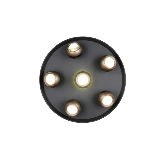 Trio Orbit fekete-kávé LED mennyezeti lámpa (TRI-644410632) LED 1 izzós IP20