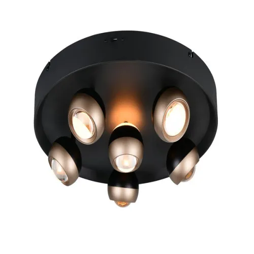 Trio Orbit fekete-kávé LED mennyezeti lámpa (TRI-644410632) LED 1 izzós IP20