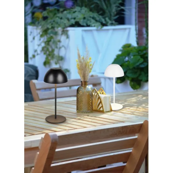 Trio Ortiz fehér LED kültéri asztali lámpa (TRI-R55601131) LED 1 izzós IP44