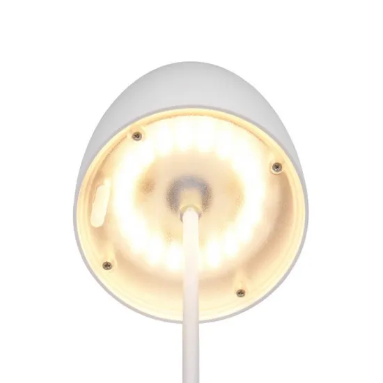 Trio Ortiz fehér LED kültéri asztali lámpa (TRI-R55601131) LED 1 izzós IP44