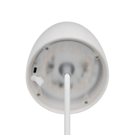 Trio Ortiz fehér LED kültéri asztali lámpa (TRI-R55601131) LED 1 izzós IP44