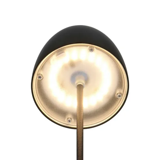 Trio Ortiz fekete LED kültéri asztali lámpa (TRI-R55601132) LED 1 izzós IP44