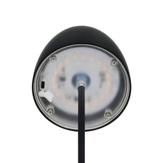 Trio Ortiz fekete LED kültéri asztali lámpa (TRI-R55601132) LED 1 izzós IP44