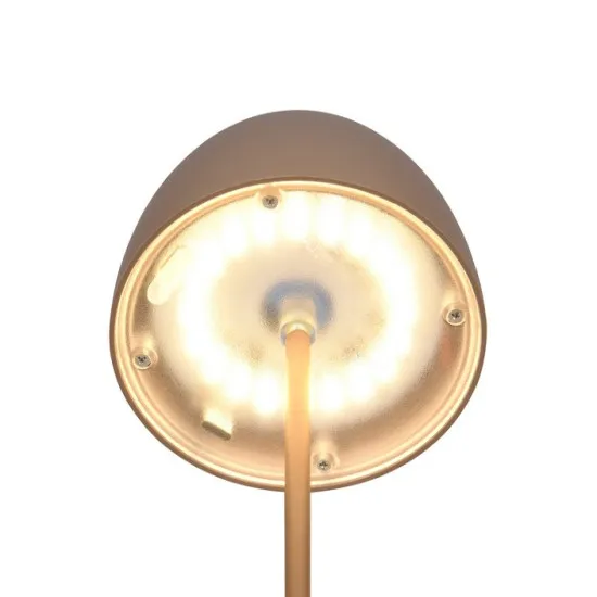 Trio Ortiz barna LED kültéri asztali lámpa (TRI-R55601165) LED 1 izzós IP44