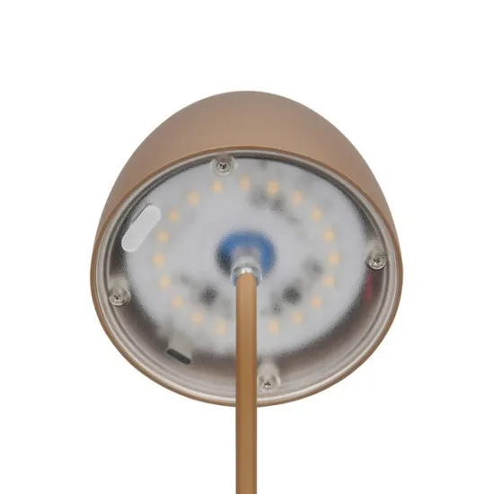 Trio Ortiz barna LED kültéri asztali lámpa (TRI-R55601165) LED 1 izzós IP44