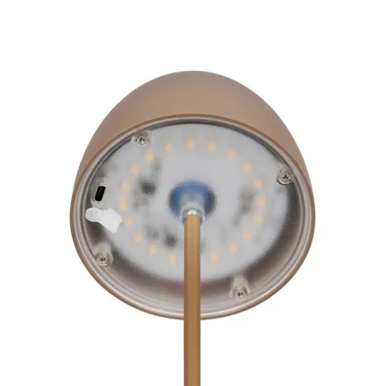 Trio Ortiz barna LED kültéri asztali lámpa (TRI-R55601165) LED 1 izzós IP44