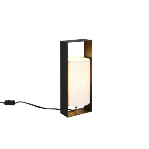 Trio Pail fekete-fehér asztali lámpa (TRI-R55751032) E27 1 izzós IP20