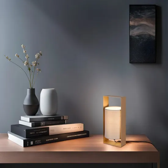 Trio Pail barna-szürke asztali lámpa (TRI-R55751065) E27 1 izzós IP20