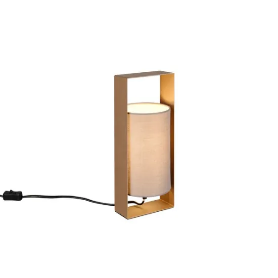 Trio Pail barna-szürke asztali lámpa (TRI-R55751065) E27 1 izzós IP20