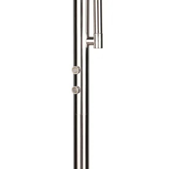 Trio Palermo nikkel LED állólámpa olvasókarral (TRI-R45741107) LED 2 izzós IP20