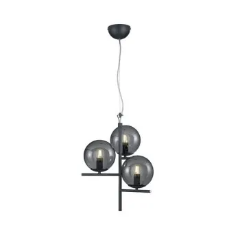 Trio Pure antracit függesztett lámpa (TRI-302000342) E14 3 izzós IP20