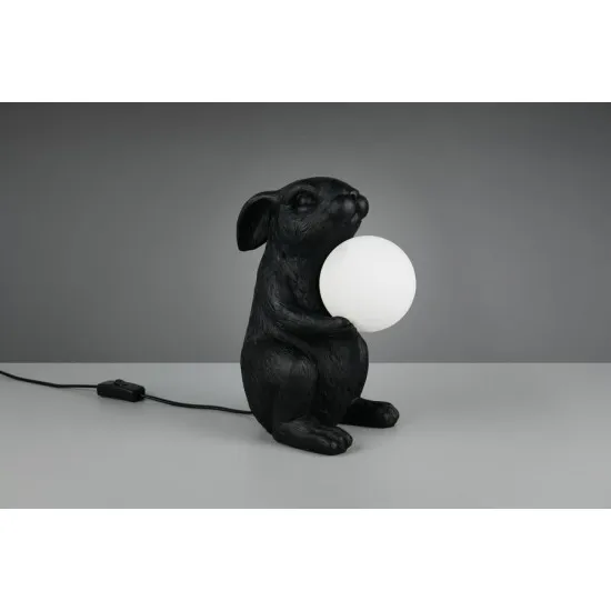 Trio Rabbit fekete nyúl asztali lámpa (TRI-R56511002) G9 1 izzós IP20