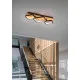 Trio Rama natúr-fekete LED mennyezeti lámpa (TRI-643210332) LED 1 izzós IP20