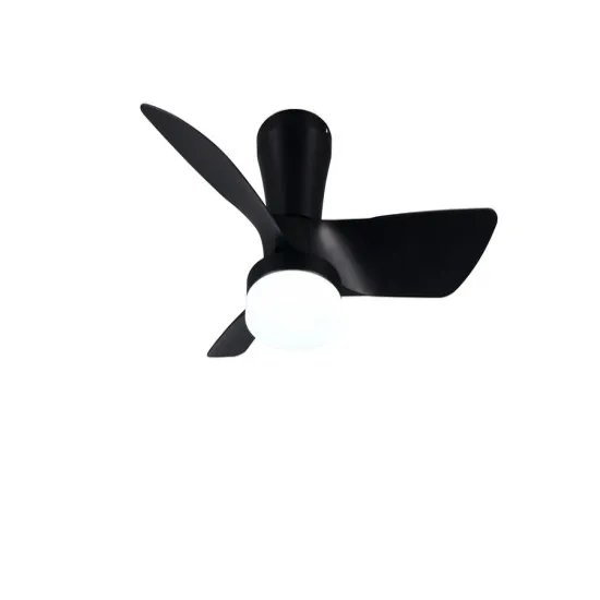 Trio Randers fekete LED ventilátoros lámpa (TRI-R64412132) LED 1 izzós IP20