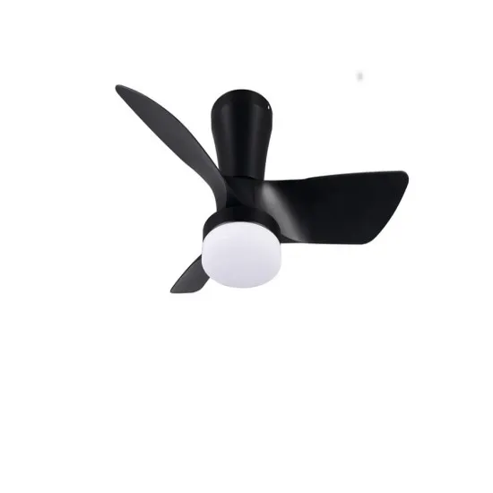 Trio Randers fekete LED ventilátoros lámpa (TRI-R64412132) LED 1 izzós IP20