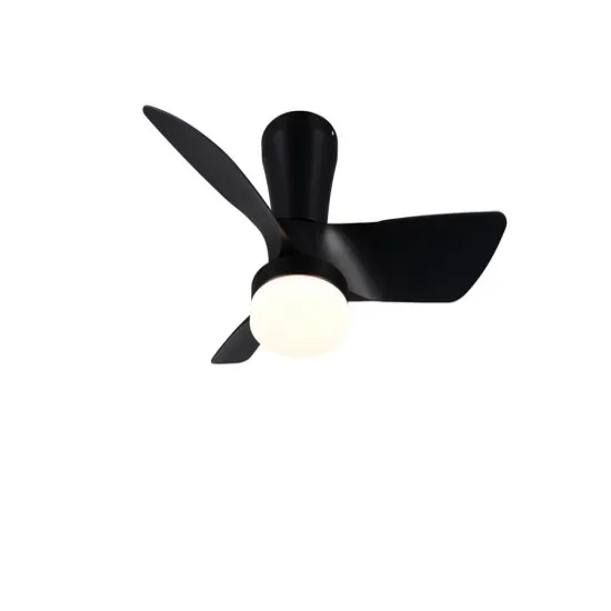 Trio Randers fekete LED ventilátoros lámpa (TRI-R64412132) LED 1 izzós IP20