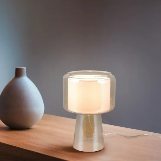 Trio Rocka borostyán asztali lámpa (TRI-519900113) E14 1 izzós IP20