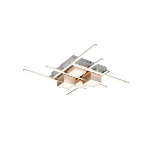 Trio Roger matt króm LED mennyezeti lámpa (TRI-647810407) LED 1 izzós IP20