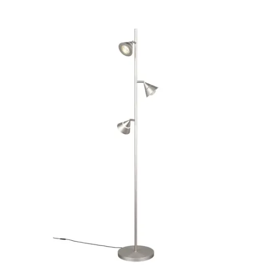 Trio Romeo matt nikkel LED állólámpa (TRI-437010307) LED 3 izzós IP20