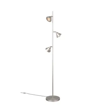 Trio Romeo matt nikkel LED állólámpa (TRI-437010307) LED 3 izzós IP20